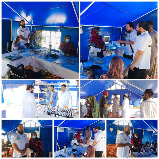 Sadaqa Welfare Fund Management visited the Tent City near Chachro Road